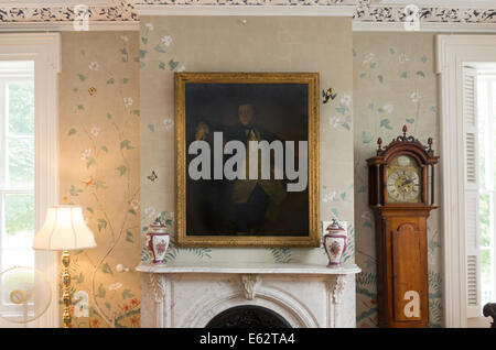 Le Capitaine Nathaniel Palmer House de Stonington CT Banque D'Images