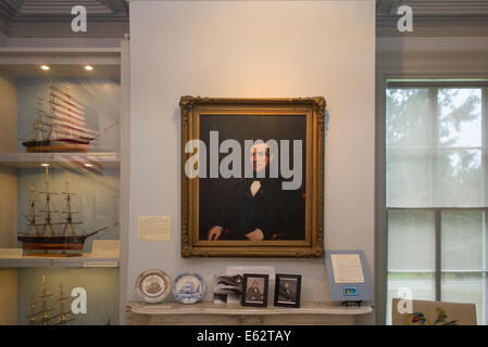 Le Capitaine Nathaniel Palmer House de Stonington CT Banque D'Images