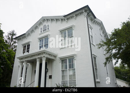 Le Capitaine Nathaniel Palmer House de Stonington CT Banque D'Images