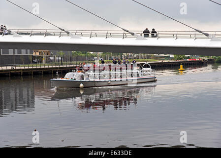 Princess Katherine river cruise Salford Quays Manchester Ship Canal Banque D'Images