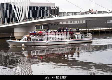 Princess Katherine river cruise Salford Quays Manchester Ship Canal Banque D'Images