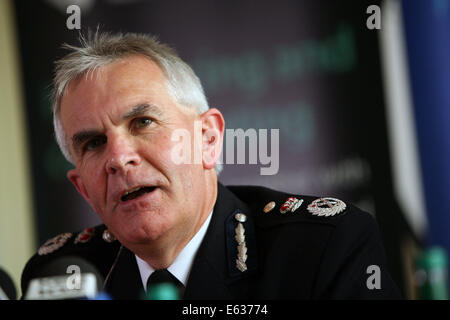 23/7/08 Manchester, Angleterre. Nouvelle BPF (Greater Manchester Police) Chef de police Peter Fahy Banque D'Images