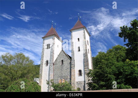 Mariakirken (St Mary's Church), Bergen, Bergenshalvøyen, Midhordland, Hordaland, Vestlandet, Norvège, Scandinavie, Europe Banque D'Images