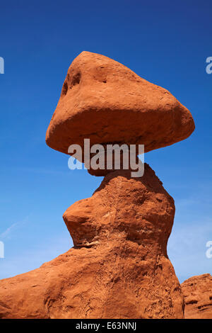 Hoodoo à Goblin Valley State Park, San Rafael, désert de l'Utah, USA Banque D'Images