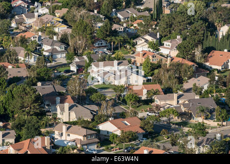 Banlieue de la Californie du Sud dans la voie du comté de Ventura Simi Valley. Banque D'Images