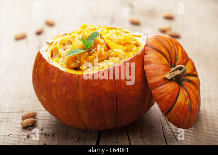 risotto de citrouille Banque D'Images