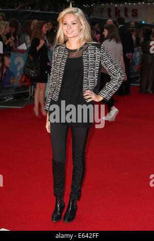 Londres, Royaume-Uni. 12e Août, 2014. Nina Nesbitt assiste à la première UK Des à Odéon West End le 12 août 2014 à Londres, en Angleterre. © dpa/Alamy Live News Banque D'Images