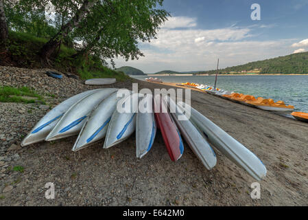 Bateaux dans pier close up Banque D'Images