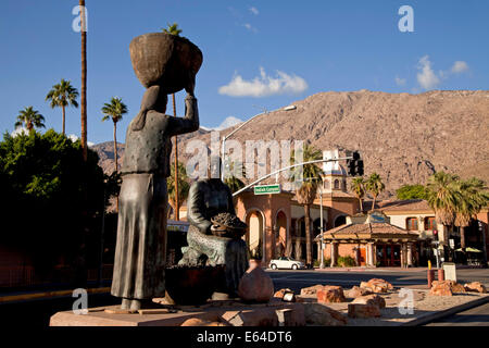 Statue indienne Agua Caliente à Palm Springs, Californie, États-Unis d'Amérique, USA Banque D'Images