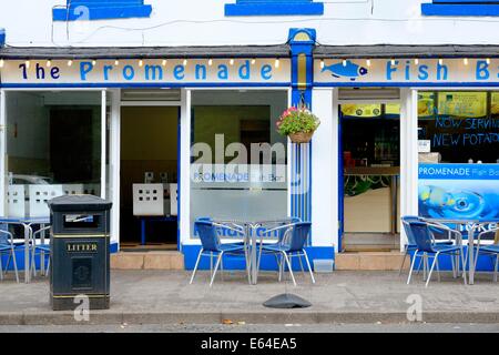 Matlock Bath La promenade fish bar traditionnel fish and chips shop Derbyshire peak district England uk Banque D'Images