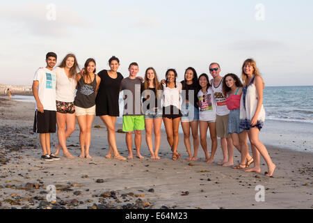 Les jeunes adultes, adolescents, Capistrano Beach, alias Capo Beach, ville de Dana Point, l'Orange County, California, United States