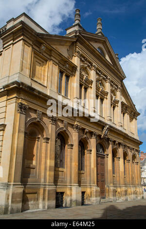 Le Sheldonian Theatre - conçu par Christopher Wren, construit 1664-1668, Oxford, Oxfordshire, Angleterre Banque D'Images