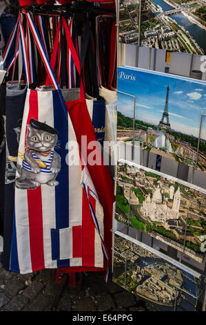 Boutique de souvenirs à Paris, France Banque D'Images