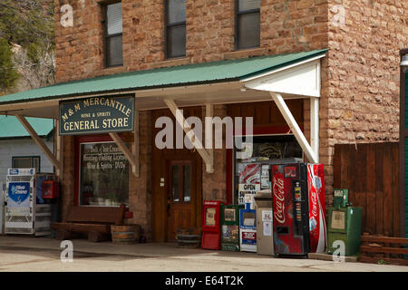 Magasin général, Placerville, près de Telluride, montagnes de San Juan, San Miguel County, Colorado, USA Banque D'Images