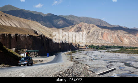 La Pamir Highway, M41, Osh, Kirghizistan Banque D'Images