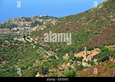 Couvent de Saint-Dominique, Monastère de Corbara Corbara Pietralta, Balagne, Corse, France Banque D'Images