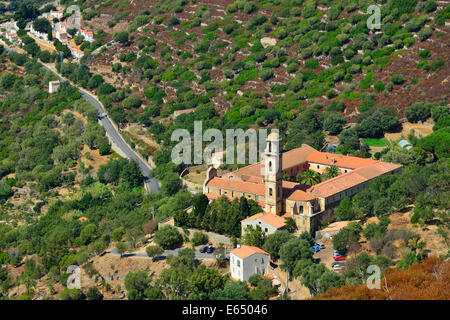 Couvent de Saint-Dominique, Monastère de Corbara Corbara Pietralta, Balagne, Corse, France Banque D'Images