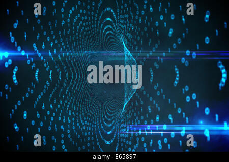 Abstract blue technologie conception Banque D'Images