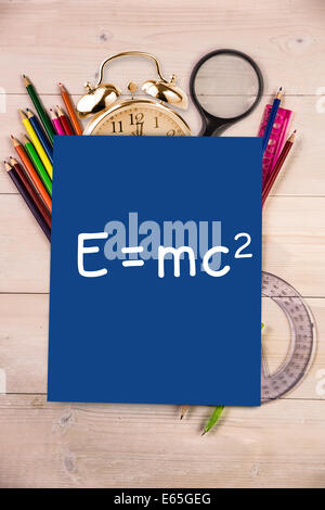 Image composite de la théorie de la relativité Banque D'Images