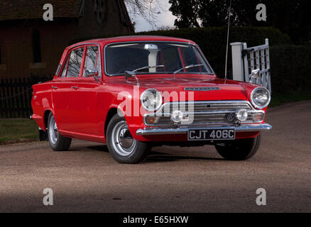 1965 Ford Cortina Mk1 GT berline quatre portes Banque D'Images