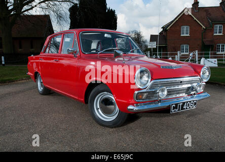 1965 Ford Cortina Mk1 GT berline quatre portes Banque D'Images