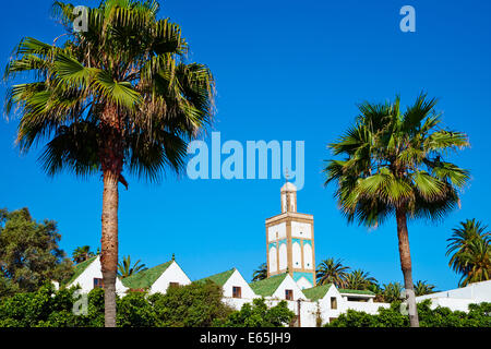 Maroc, Casablanca, l'ancienne médina, la mosquée Jamaa Ould El Hamra Banque D'Images