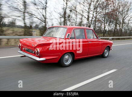 1965 Ford Cortina Mk1 GT berline quatre portes Banque D'Images