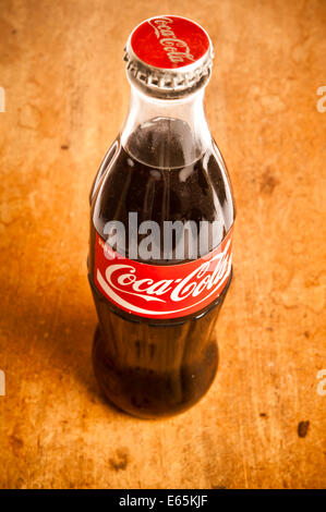 Bouteille de Coca cola vintage Banque D'Images