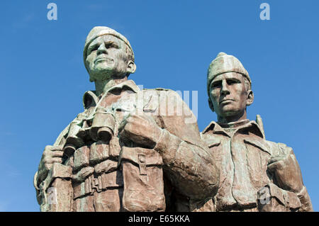 Mémorial Commando, Lochaber, Ecosse, Royaume-Uni Banque D'Images