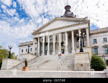 Avant de la South Carolina State House Building, Columbia, Caroline du Sud, USA Banque D'Images