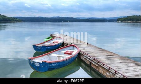 Bateaux dans pier close up Banque D'Images