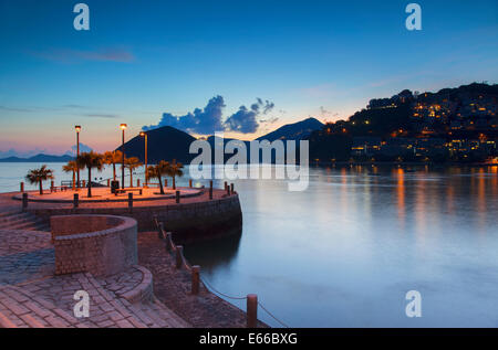 À la tombée de Repulse Bay, Hong Kong Island, Hong Kong Banque D'Images