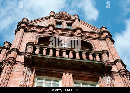 La Co-Operative Bank, Sunbridge Road, Bradford, West Yorkshire, Angleterre, Royaume-Uni ; construit en 1895 par Prudential Assurance Company. Banque D'Images