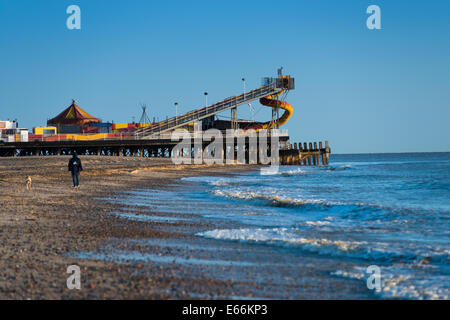 Britannia Pier, Great Yarmouth, Norfolk, Angleterre, Royaume-Uni. Banque D'Images
