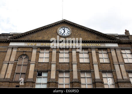 Whitechapel, UK. 16e Août, 2014. Le Royal London Hospital, Whitechapel, Londres, Angleterre, Royaume-Uni Crédit : Simon Balson/Alamy Live News Banque D'Images