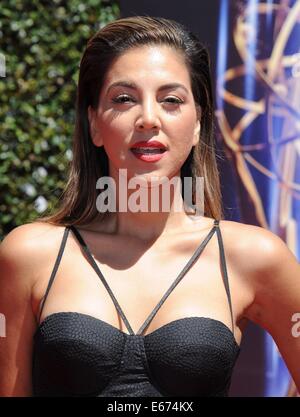 Liz Hernandez aux arrivées pour 2014 Creative Arts Emmy Awards - Arrivals, Nikon at Jones Beach Theatre, Los Angeles, CA 16 août 2014. Photo par : Dee Cercone/Everett Collection Banque D'Images