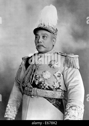 Yuan Shikai (1859-1916) Premier Président de la République de Chine de 1912 jusqu'en 1916. Banque D'Images