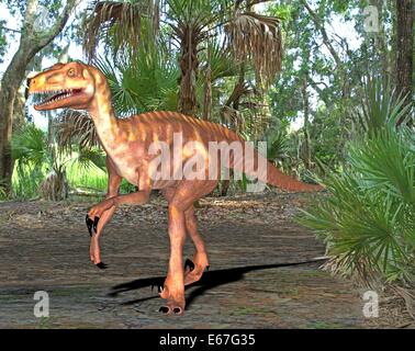 Deinonychus Deinonychus dinosaure Dinosaurier / Banque D'Images