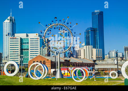 Melbourne street art sculpture urbaine Banque D'Images