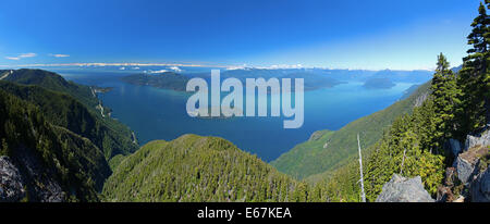 Howe Sound, en Colombie-Britannique Banque D'Images