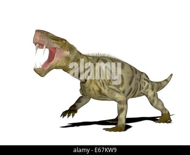 Dinosaure Inostrancevia Dinosaurier Inostrancevia / Banque D'Images