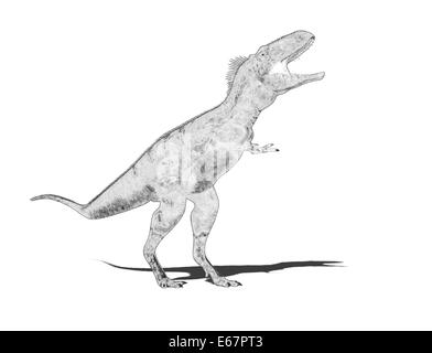 Nanotyrannus Dinosaurier dinosaure Nanotyrannus / Banque D'Images