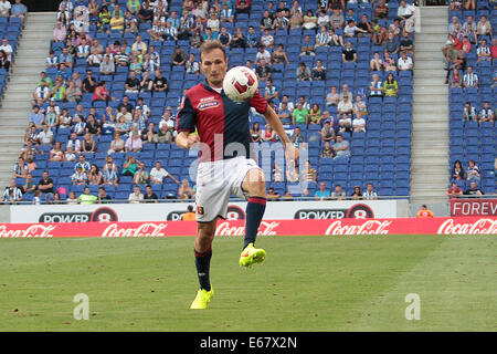 Barcelone, Espagne. 17 août, 2014. Pré saison Friendly. Espanyol contre Gênes. Antonelli pendant le match : Action Crédit Plus Sport/Alamy Live News Banque D'Images
