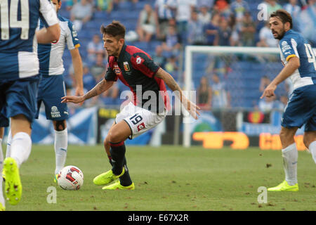 Barcelone, Espagne. 17 août, 2014. Pré saison Friendly. Espanyol contre Gênes. Le Greco en action pendant le match : Action Crédit Plus Sport/Alamy Live News Banque D'Images