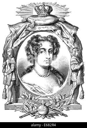 Marie II, 1662 - 1694, reine d'Angleterre, d'Écosse et d'Irlande, Maria II., Banque D'Images