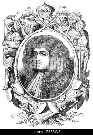 Henry Somerset, 1 duc de Beaufort, Seigneur Herbert, 3e Marquis de Worcester, 1629-1700, un homme politique anglais, Banque D'Images