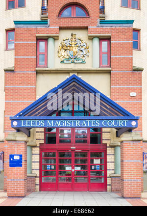 Leeds Magistrates court Leeds West Yorkshire Angleterre Royaume-Uni GB Europe Banque D'Images