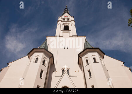 Eglise de l'assomption de Marie / Mariä Himmelfahrt à Bad Tölz , Bavaria, Germany, Europe Banque D'Images