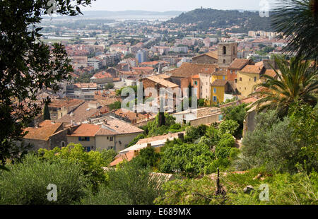 Vue du Parc Saint Bernard Hyeres France Banque D'Images