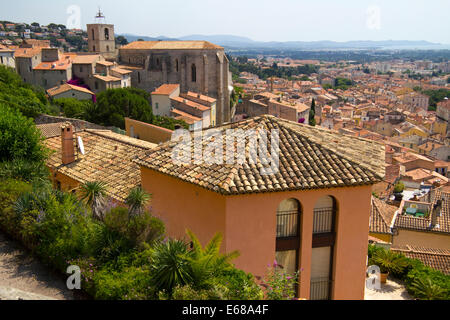 Vue du Parc Saint Bernard Hyeres France Banque D'Images